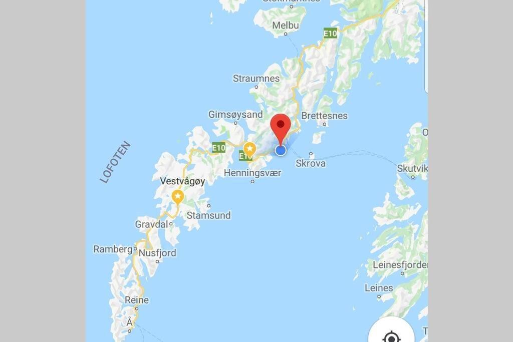 Nydelig Hytte I Kabelvag Lofoten Exteriör bild